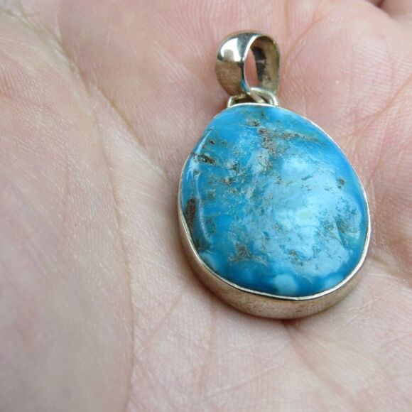 $300 Turquoise Sterling Silver Pendent